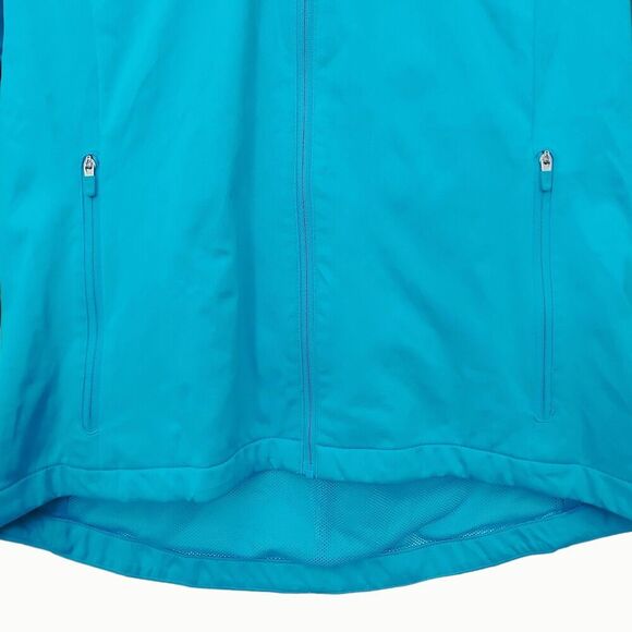 Nike Golf Hooded Jacket Womens Small Blue Mesh Lined Athleisure Performance - Picture 4 of 11